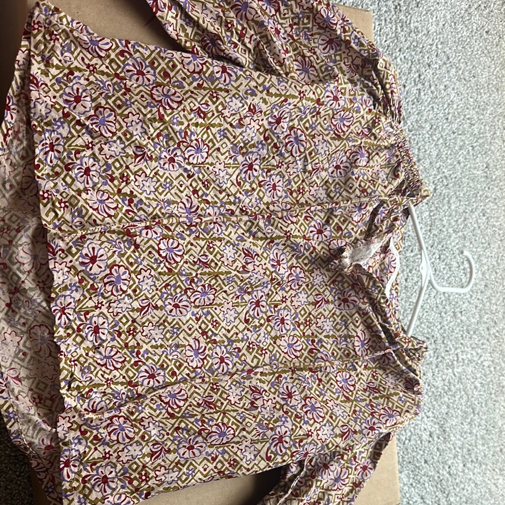 Floral Patterned Women's Top